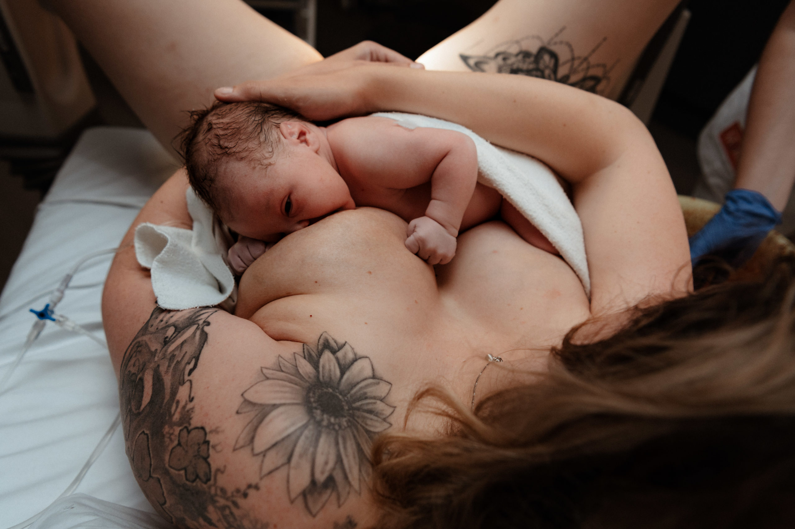 eerste borstvoeding